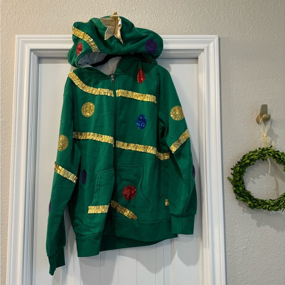 Target Jackets & Coats Ugly Christmas Sweater Zip Up Christmas Tree